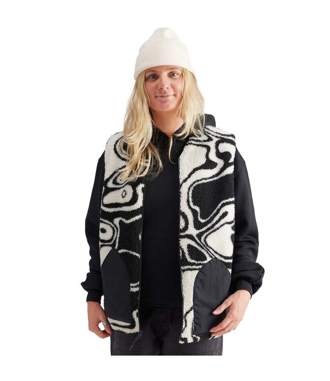 YUKI THREADS CORI REVERSIBLE VEST BLACK 2026