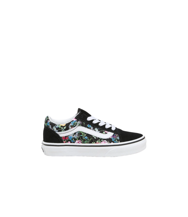 VANS KIDS OLD SKOOL SHOES WILD BOUQUET BLACK/WHITE
