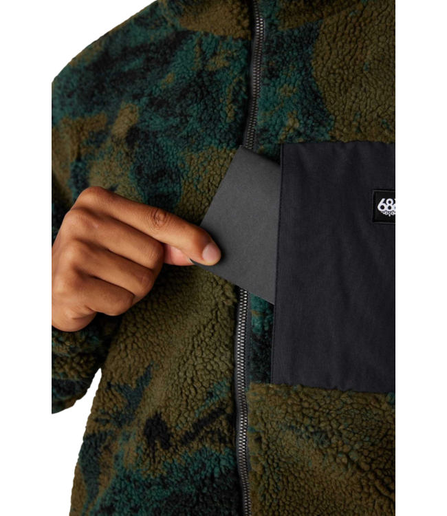 686 MENS EVERYWHERE OUTPOST SHERPA JACKET CYPRESS GREEN 2025