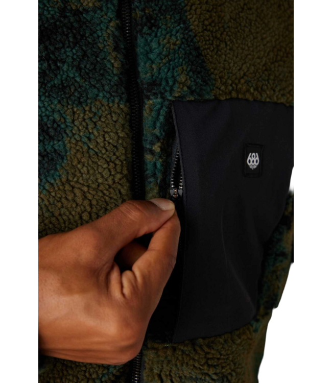 686 MENS EVERYWHERE OUTPOST SHERPA JACKET CYPRESS GREEN 2025