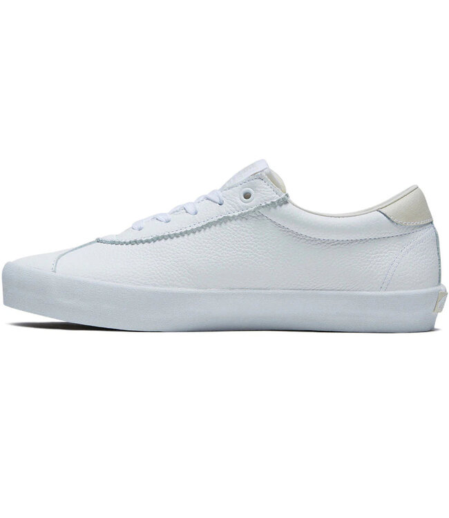 VANS WOMENS SKATE SPORT LEATHER SHOES VINTAGE WHITE