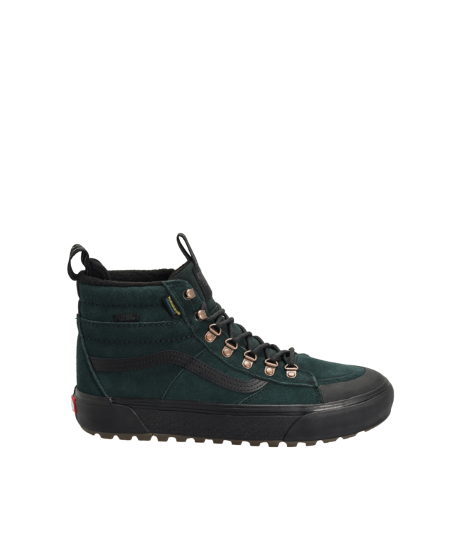 VANS WOMENS MTE SK8-HI WATERPROOF SHOES SCARAB/BLACK