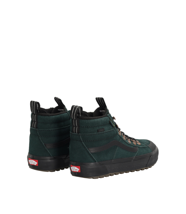 VANS WOMENS MTE SK8-HI WATERPROOF SHOES SCARAB/BLACK