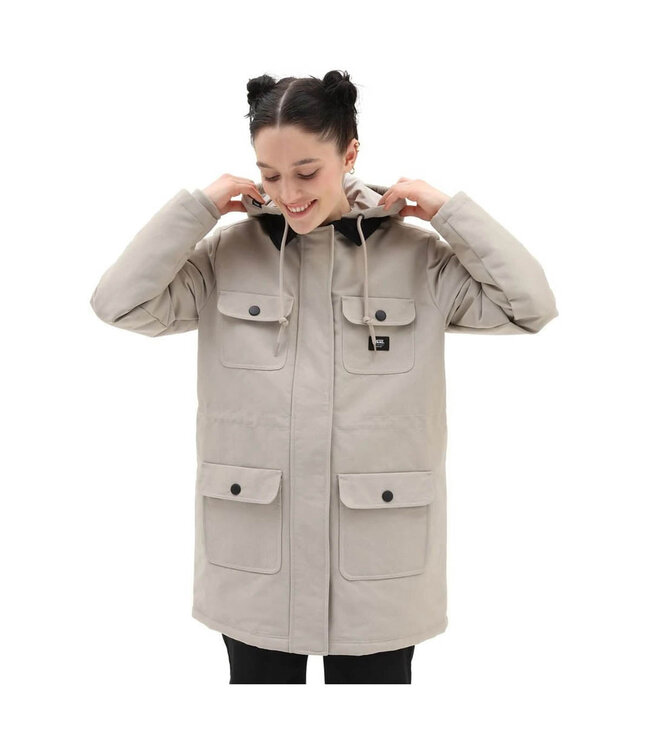 VANS WOMENS DRILL LONG II CHORE COAT MTE