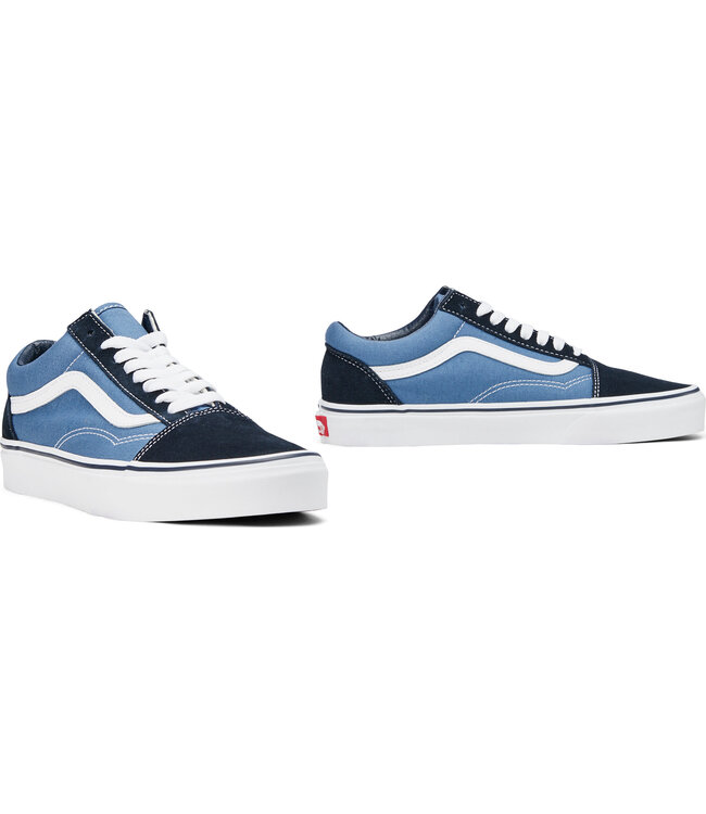 VANS MENS SKATE OLD SKOOL SHOE NAVY/WHITE