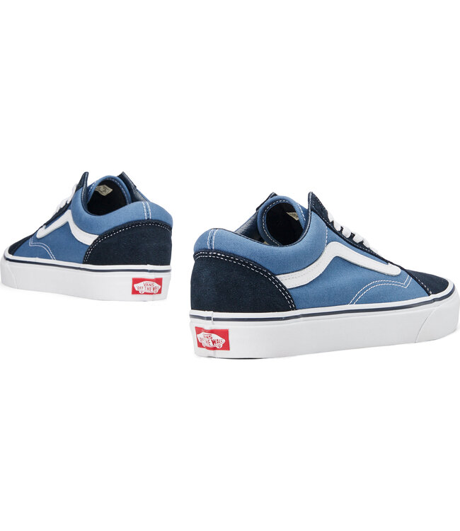 VANS MENS SKATE OLD SKOOL SHOE NAVY/WHITE