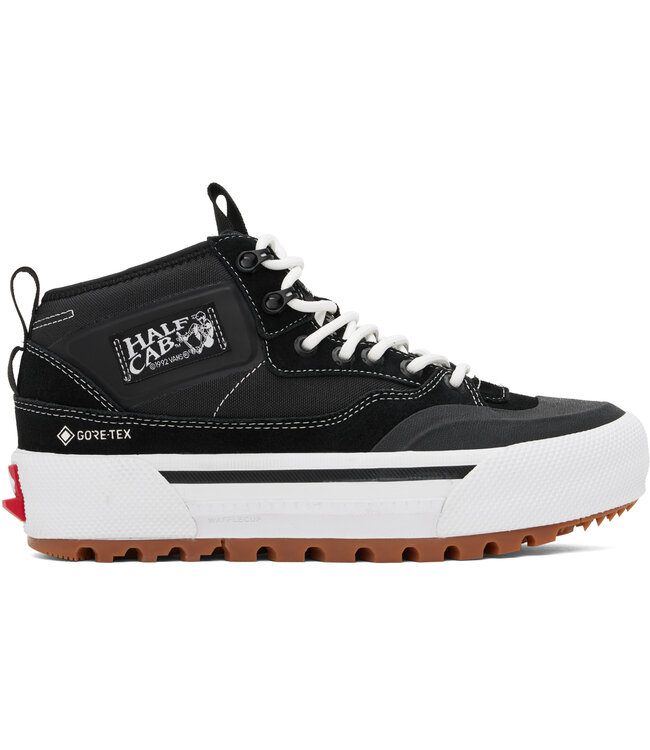VANS MENS MTE HALF CAB GORE-TEX SHOES BLACK/WHITE