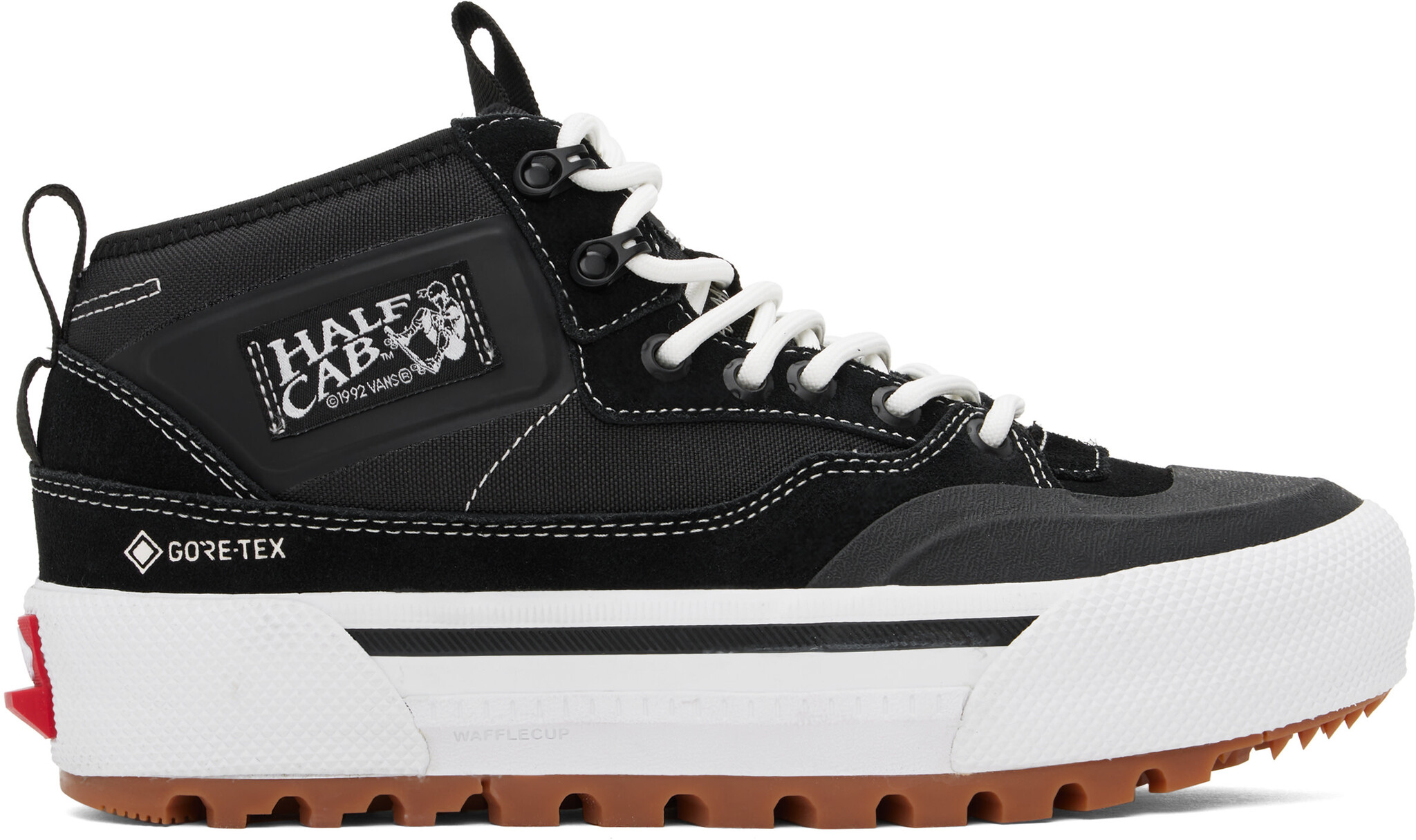 VANS MENS MTE HALF CAB GORE-TEX SHOES BLACK/WHITE - ONE Boardshop