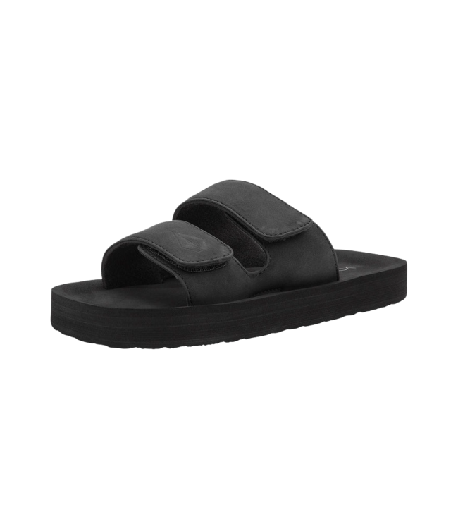VOLCOM WOMENS SQUARED SANDALS BLACK