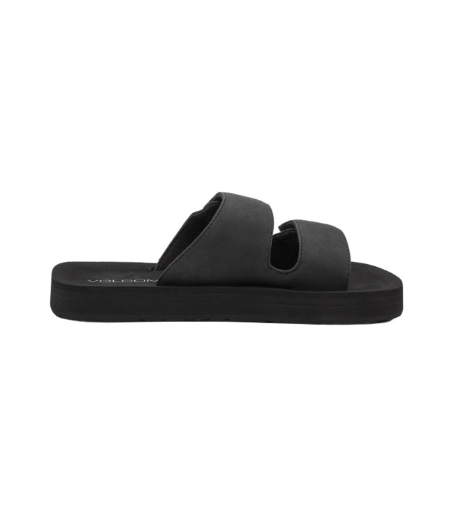 VOLCOM WOMENS SQUARED SANDALS BLACK