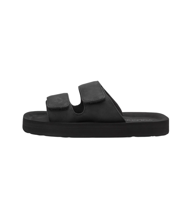VOLCOM WOMENS SQUARED SANDALS BLACK