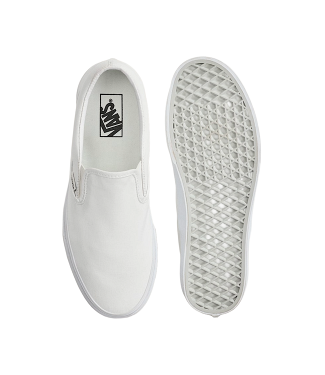 VANS CLASSIC SLIP-ON SHOE TRUE WHITE