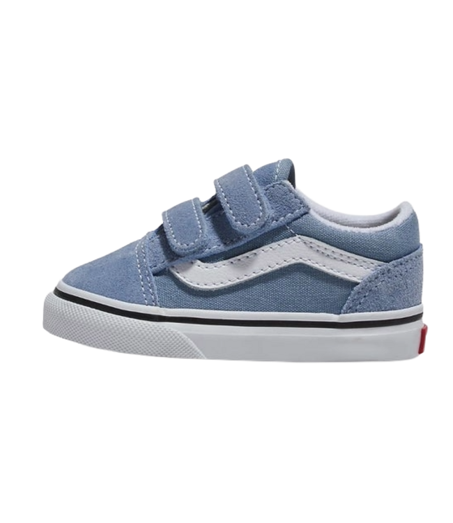 VANS TODDLER OLD SKOOL V SHOES  COLOUR THEORY DUSTY BLUE