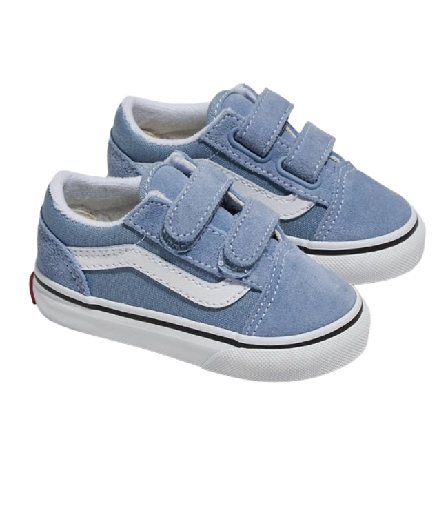 VANS TODDLER OLD SKOOL V SHOES  COLOUR THEORY DUSTY BLUE