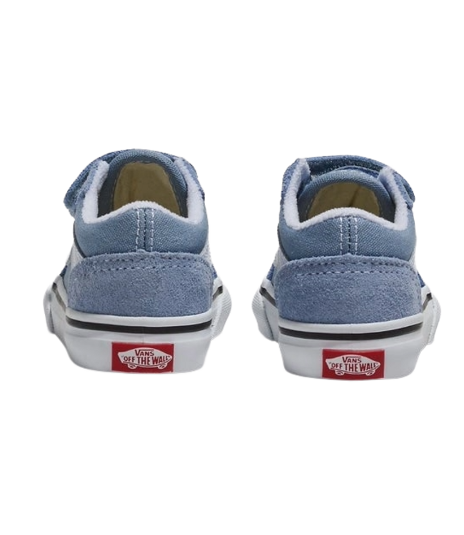 VANS TODDLER OLD SKOOL V SHOES  COLOUR THEORY DUSTY BLUE