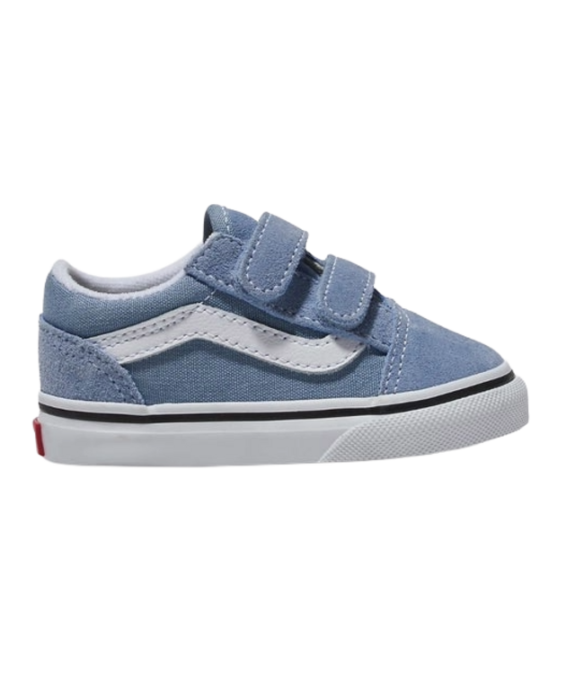 VANS TODDLER OLD SKOOL V SHOES  COLOUR THEORY DUSTY BLUE