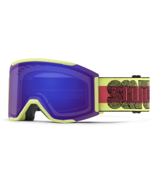 SMITH SMITH SQUAD MAG GOGGLE SERPENTINE LINED UP W/ CHROMAPOP EVERYDAY VIOLET MIRROR + CHROMAPOP STORM YELLOW FLASH 2026