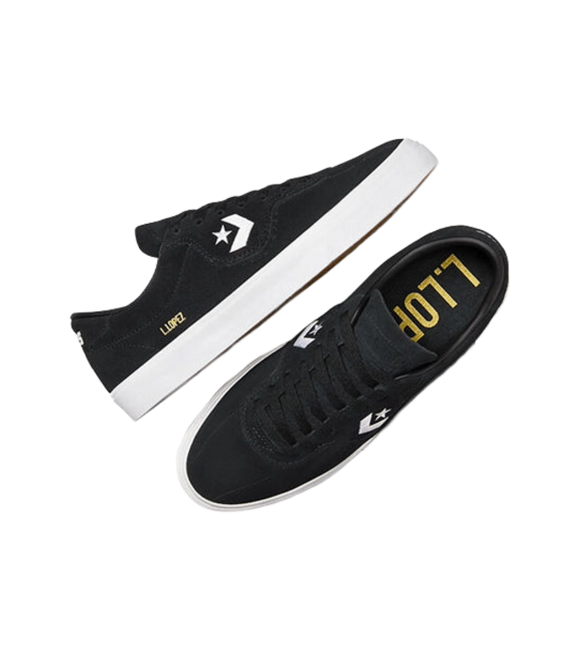 CONVERSE CONS MENS LOUIE LOPEZ PRO OX SHOE BLACK BLACK WHITE