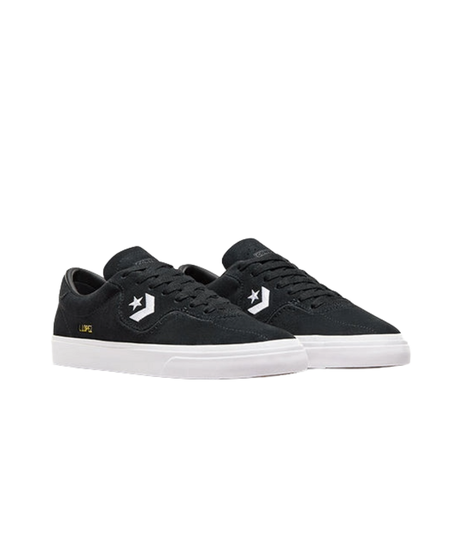 CONVERSE CONS MENS LOUIE LOPEZ PRO OX SHOE BLACK BLACK WHITE