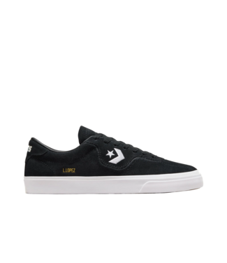 CONVERSE CONVERSE CONS MENS LOUIE LOPEZ PRO OX SHOE BLACK BLACK WHITE