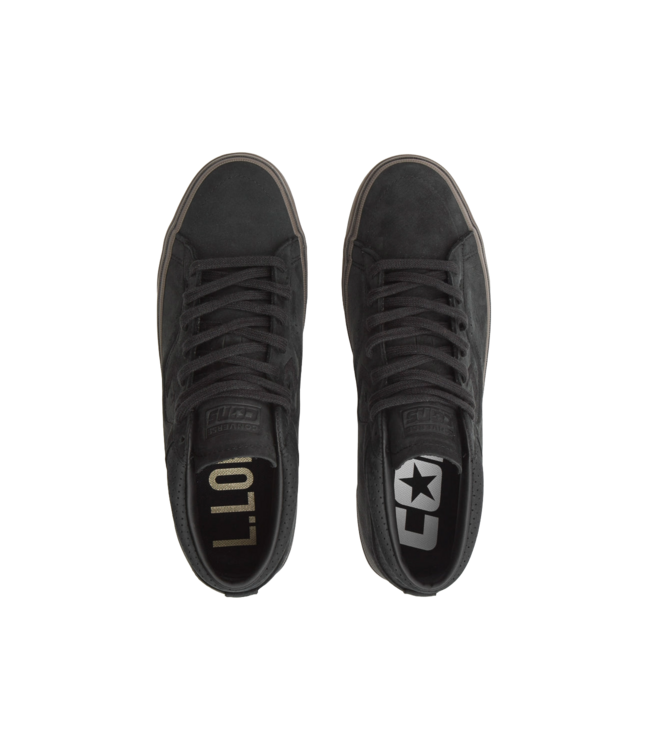 CONVERSE CONS MENS LOUIE LOPEZ PRO MID SHOE BLACK/BLACK/DARK MUSHROOM