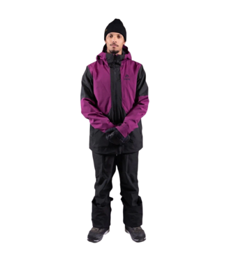 JONES JONES MOUNTAIN SURF RECYCLED SHELL JACKET DEEP PURPLE 2025