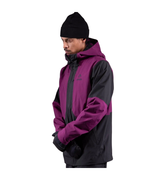 JONES MOUNTAIN SURF RECYCLED SHELL JACKET DEEP PURPLE 2025