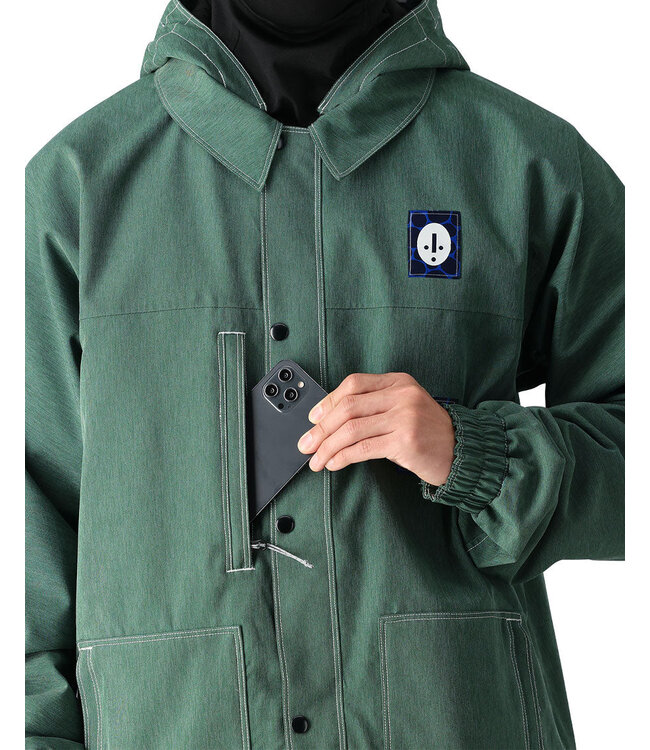 686 MENS DOJO JACKET FOREST GREEN DENIM 2025