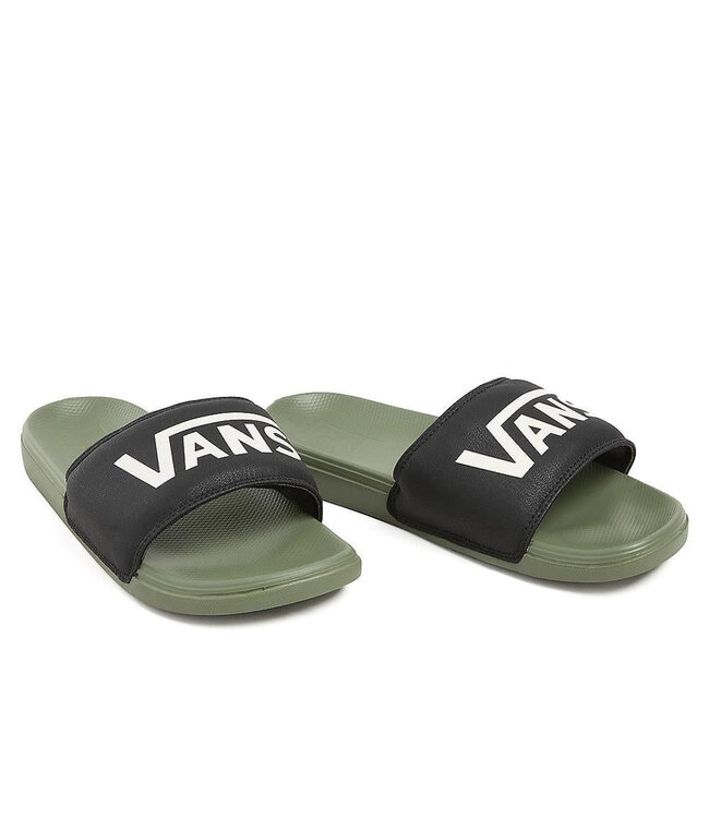 VANS MENS MTE LA COSTA SLIDE-ON SANDALS BLACK/OLIVINE