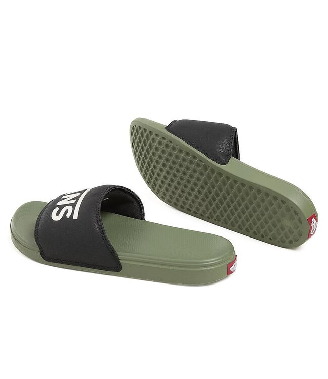 VANS MENS MTE LA COSTA SLIDE-ON SANDALS BLACK/OLIVINE