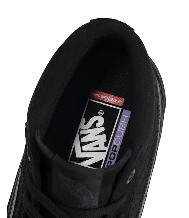 VANS MENS SKATE SK8-HI SHOE BLACK/BLACK