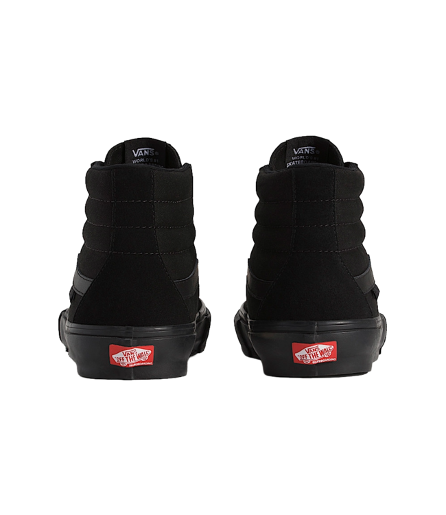 VANS MENS SKATE SK8-HI SHOE BLACK/BLACK