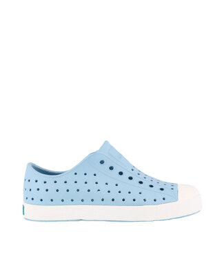 NATIVE NATIVE CHILD JEFFERSON SHOE SKY BLUE/SHELL WHITE