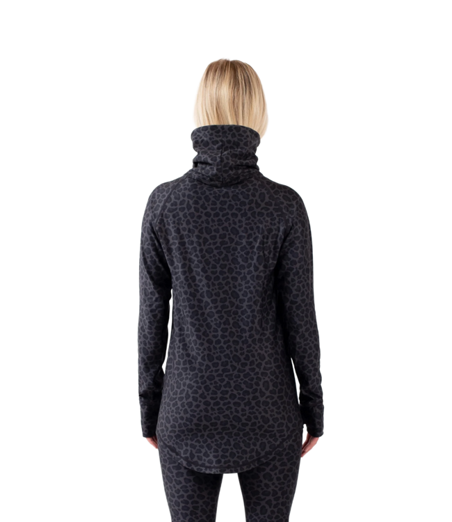 EIVY WOMENS ICECOLD TOP BLACK LEOPARD 2025