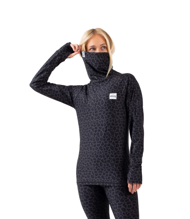 EIVY WOMENS ICECOLD TOP BLACK LEOPARD 2025