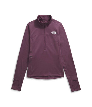 THE NORTH FACE THE NORTH FACE WOMENS WINTER WARM PRO 1/4 ZIP MIDNIGHT MAUVE 2025
