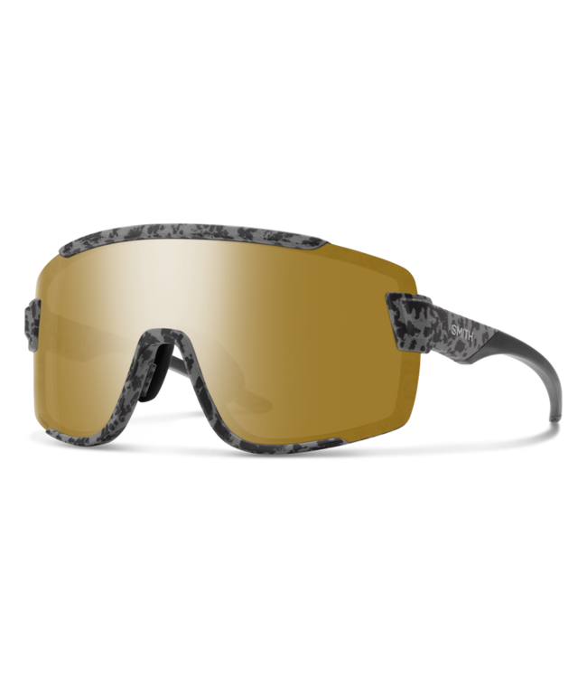 SMITH WILDCAT MATTE GREY SUNGLASSES w/ MARBLE/PC/CHROMAPOP POLAR BRONZE