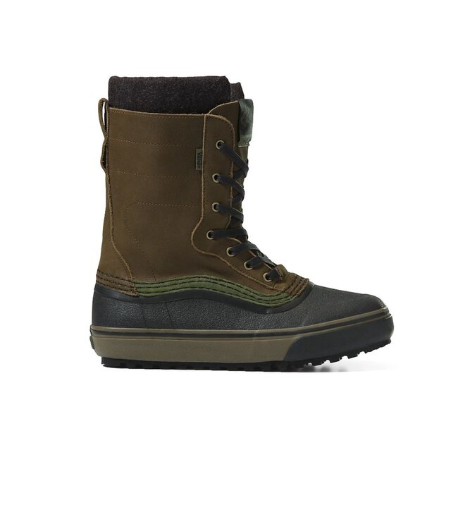 VANS MENS STANDARD ZIP MTE SNOW BOOT BROWN/BLACK