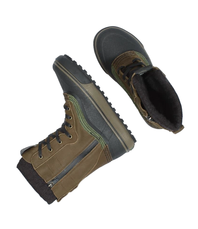 VANS MENS STANDARD ZIP MTE SNOW BOOT BROWN/BLACK