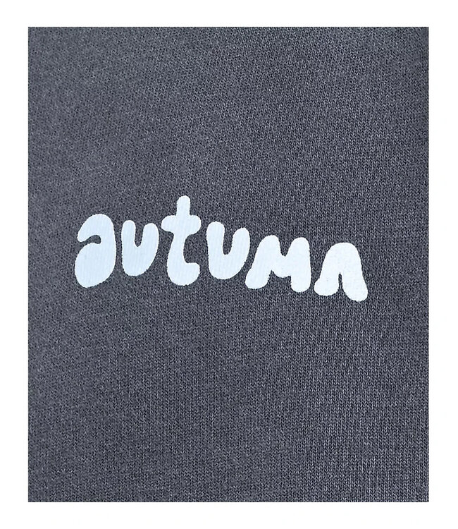 AUTUMN PEAK PLANT CREWNECK PIGMENT BLACK 2024