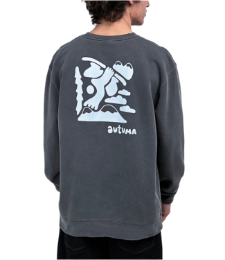 AUTUMN AUTUMN PEAK PLANT CREWNECK PIGMENT BLACK 2024