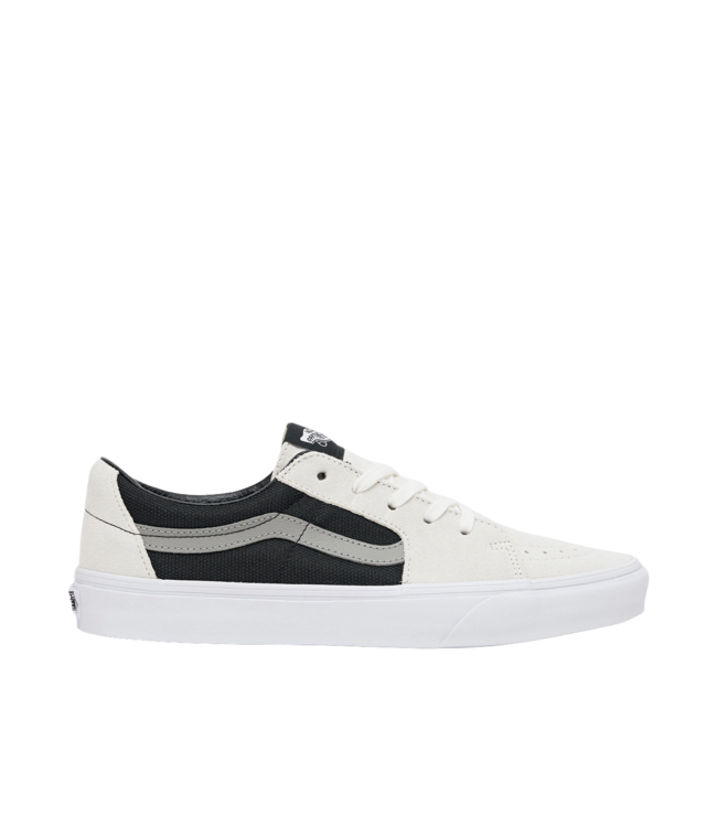 VANS MENS SK8-LOW SHOES 2TONE WHITE/BLACK