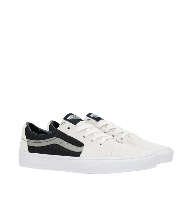 VANS MENS SK8-LOW SHOES 2TONE WHITE/BLACK