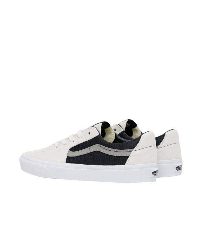 VANS MENS SK8-LOW SHOES 2TONE WHITE/BLACK