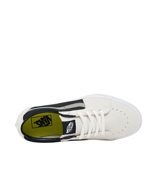 VANS MENS SK8-LOW SHOES 2TONE WHITE/BLACK