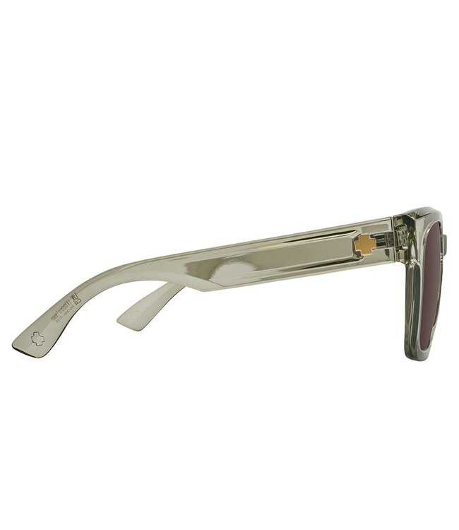 SPY DESSA SUNGLASSES TRANSLUCENT DUSTY OLIVE w/ HAPPY BRONZE POLAR