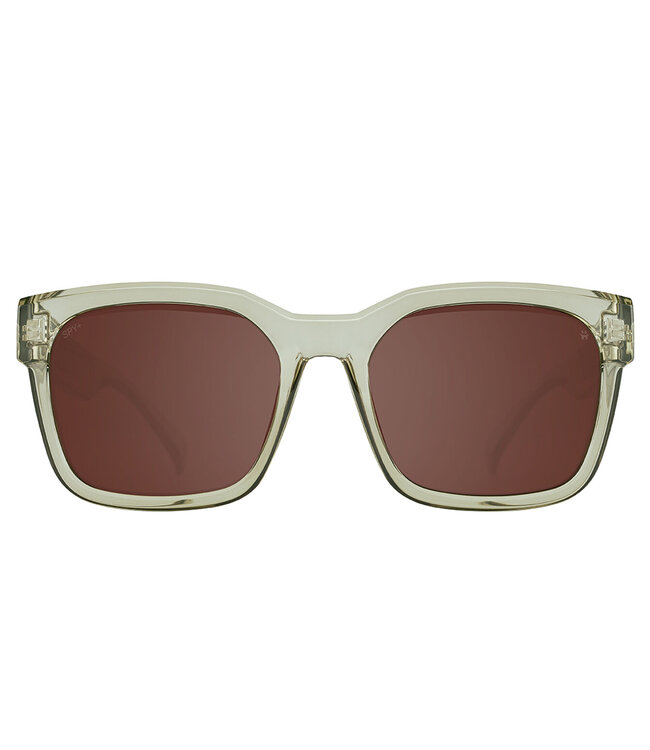 SPY DESSA SUNGLASSES TRANSLUCENT DUSTY OLIVE w/ HAPPY BRONZE POLAR