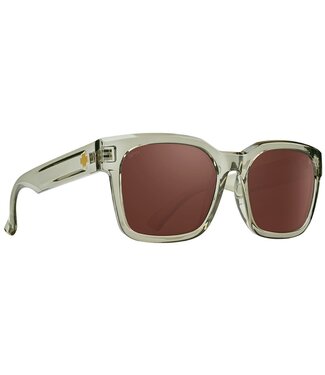 SPY SPY DESSA SUNGLASSES TRANSLUCENT DUSTY OLIVE w/ HAPPY BRONZE POLAR