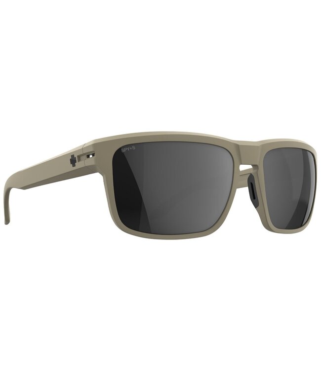 SPY REGION XL ANSI MATTE SAND SUNGLASSES w/ HAPPY GRAY POLAR