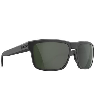 SPY SPY REGION XL ANSI MATTE BLACK SUNGLASSES w/ HAPPY GRAY GREEN POLAR